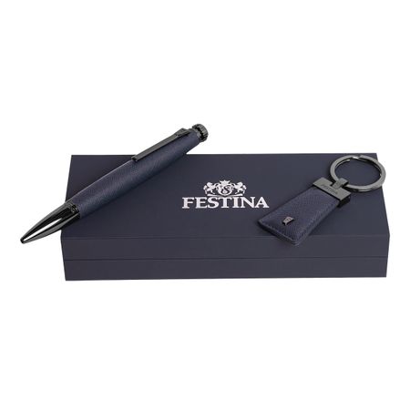 Festina Set Chronobike Navy (ballpoint pen & key ring)