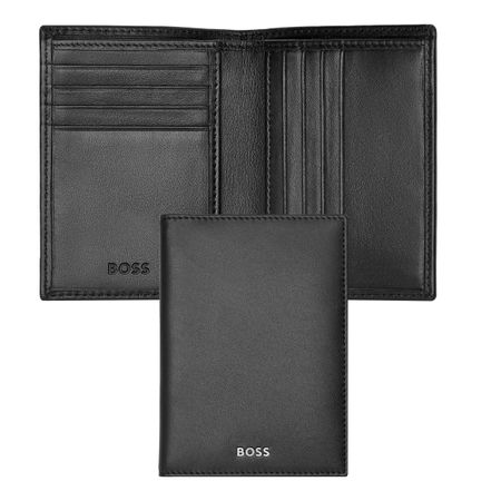 Hugo Boss Folding card holder Classic Smooth Black