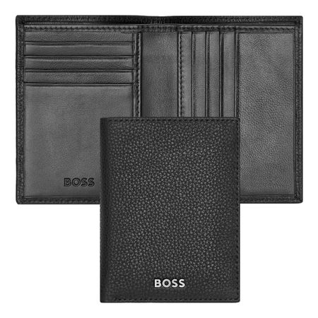 Hugo Boss Folding card holder Classic Grained Black