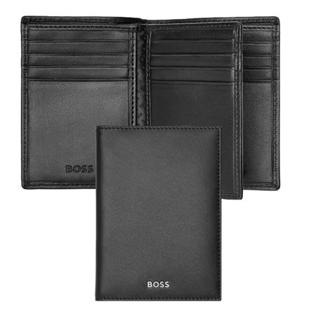 Hugo Boss Card holder trifold Classic Smooth Black