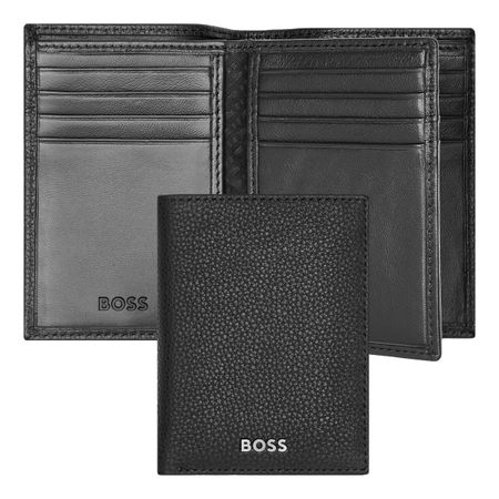 Hugo Boss Card holder Trifold Classic Grained Black