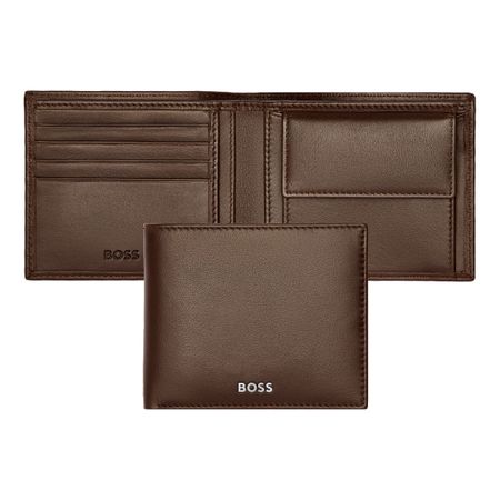 Hugo Boss Coins purse Classic Smooth Brown