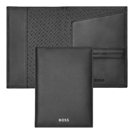 Hugo Boss Passport holder Classic Smooth Black