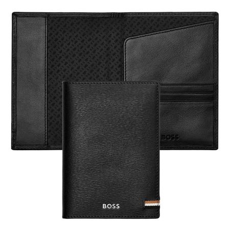 Hugo Boss Passport holder Iconic Black