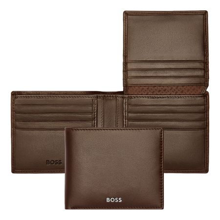 Hugo Boss Wallet with flap Classic Smooth Brown