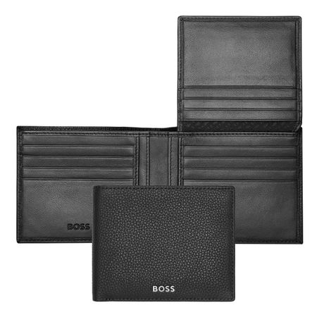 Hugo Boss Wallet with flap Classic Grained Black