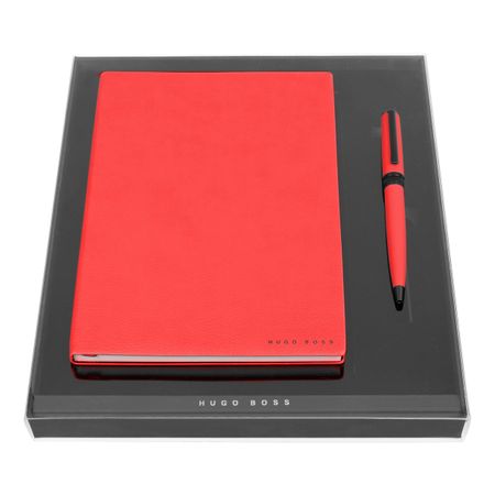 Hugo Boss Set HUGO BOSS Red (ballpoint pen & note pad A5)