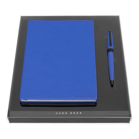Hugo Boss Set HUGO BOSS Blue (ballpoint pen & note pad A5)