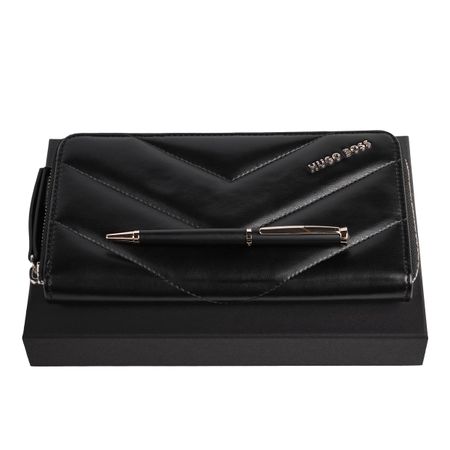 Hugo Boss Set HUGO BOSS Black (ballpoint pen & organiser)