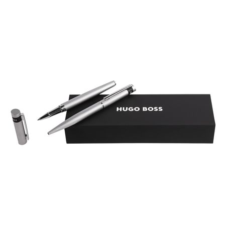 Hugo Boss Set Loop Diamond Chrome (ballpoint pen & rollerball pen)