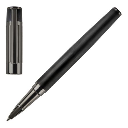 Hugo Boss Rollerball pen Gear Ribs Black