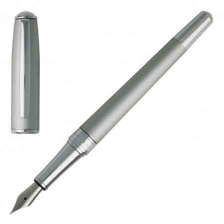Hugo Boss Fountain pen Essential Matte Chrome