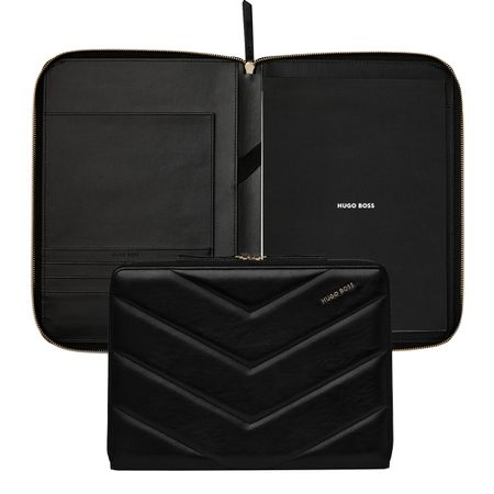 Hugo Boss Conference folder zip A4 Triga Black