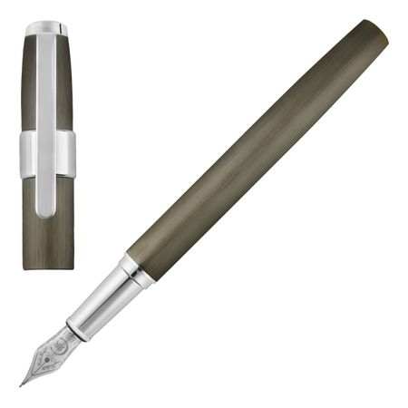 Cerruti 1881 Fountain pen Block Brushed Gun