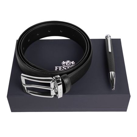 Festina Set Festina Black (ballpoint pen & belt)