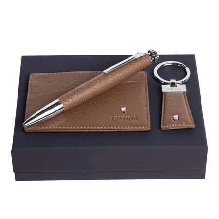 Festina Set Chronobike Camel (ballpoint pen, key ring & card holder)