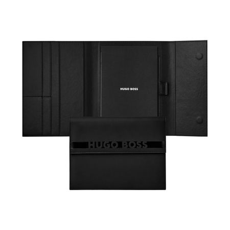 Hugo Boss Folder A5 Cloud Matte Black