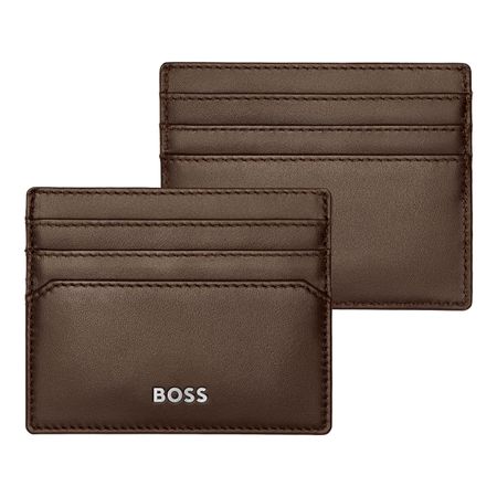 Hugo Boss Card holder Classic Smooth Brown