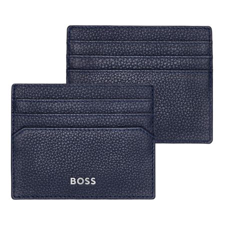 Hugo Boss Card holder Classic Grained Navy