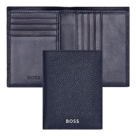 Hugo Boss Folding card holder Classic Grained Navy