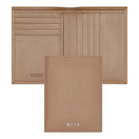 Hugo Boss Folding card holder Classic Grained Camel