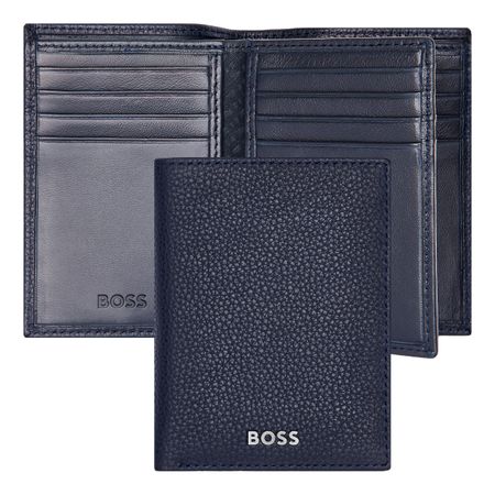 Hugo Boss Card holder Trifold Classic Grained Navy