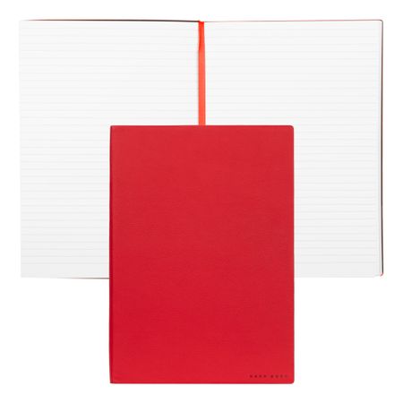 Hugo Boss Notebook B5 Essential Storyline Red Lined