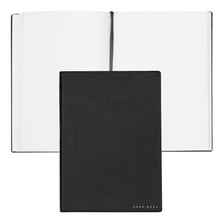 Hugo Boss Notebook A5 Essential Storyline Black Plain