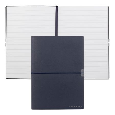 Hugo Boss Notebook A5 Elegance Storyline Navy Lined