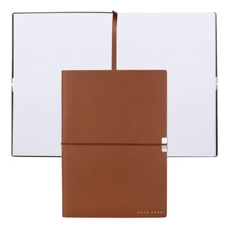 Hugo Boss Notebook A5 Elegance Storyline Camel Plain