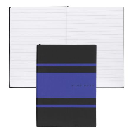 Hugo Boss Notebook A5 Essential Gear Matrix Blue Lined