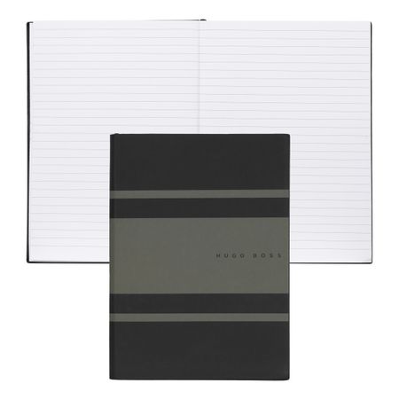 Hugo Boss Notebook A5 Essential Gear Matrix Khaki Lined