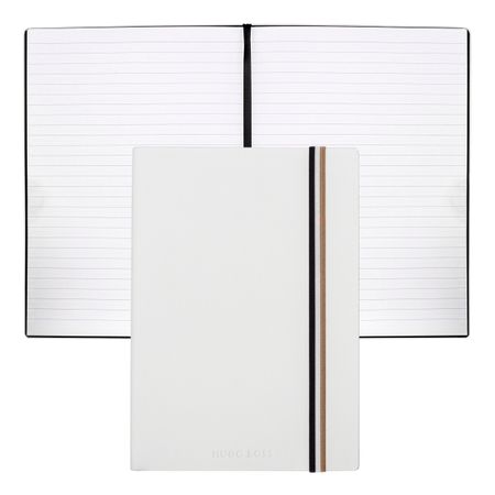 Hugo Boss Notebook A5 Iconic White Lined