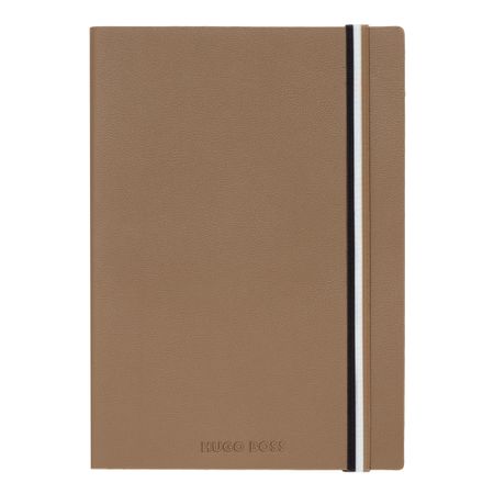 Hugo Boss Notebook A5 Iconic Camel Plain