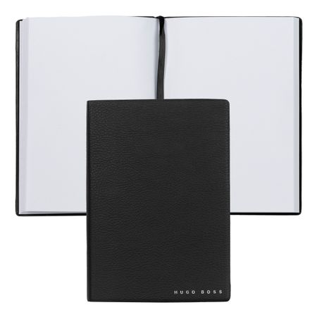 Hugo Boss Notebook A6 Essential Storyline Black Plain