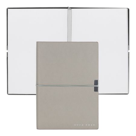 Hugo Boss Notebook A6 Elegance Storyline Grey Plain