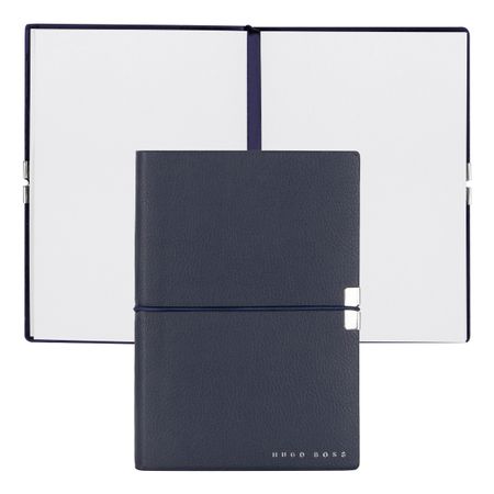 Hugo Boss Notebook A6 Elegance Storyline Navy Plain