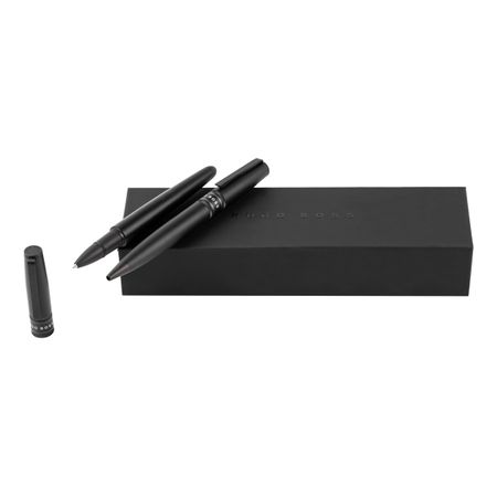 Hugo Boss Set Illusion Gear Black (ballpoint pen & rollerball pen)