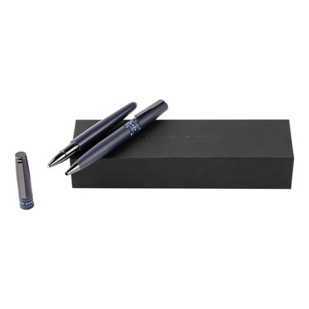 Hugo Boss Set Illusion Gear Blue (ballpoint pen & rollerball pen)