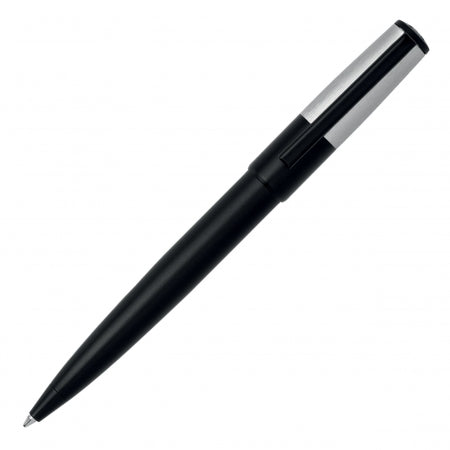 Hugo Boss Ballpoint pen Gear Minimal Black & Chrome