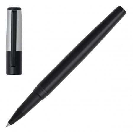 Hugo Boss Rollerball pen Gear Minimal Black & Chrome