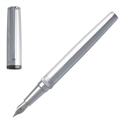 Hugo Boss Fountain pen Gear Metal Chrome