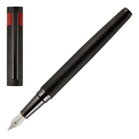 Hugo Boss Fountain pen Loop Diamond Black