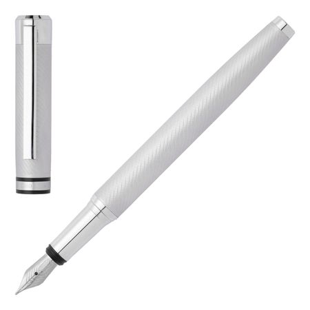 Hugo Boss Fountain pen Filament Chrome